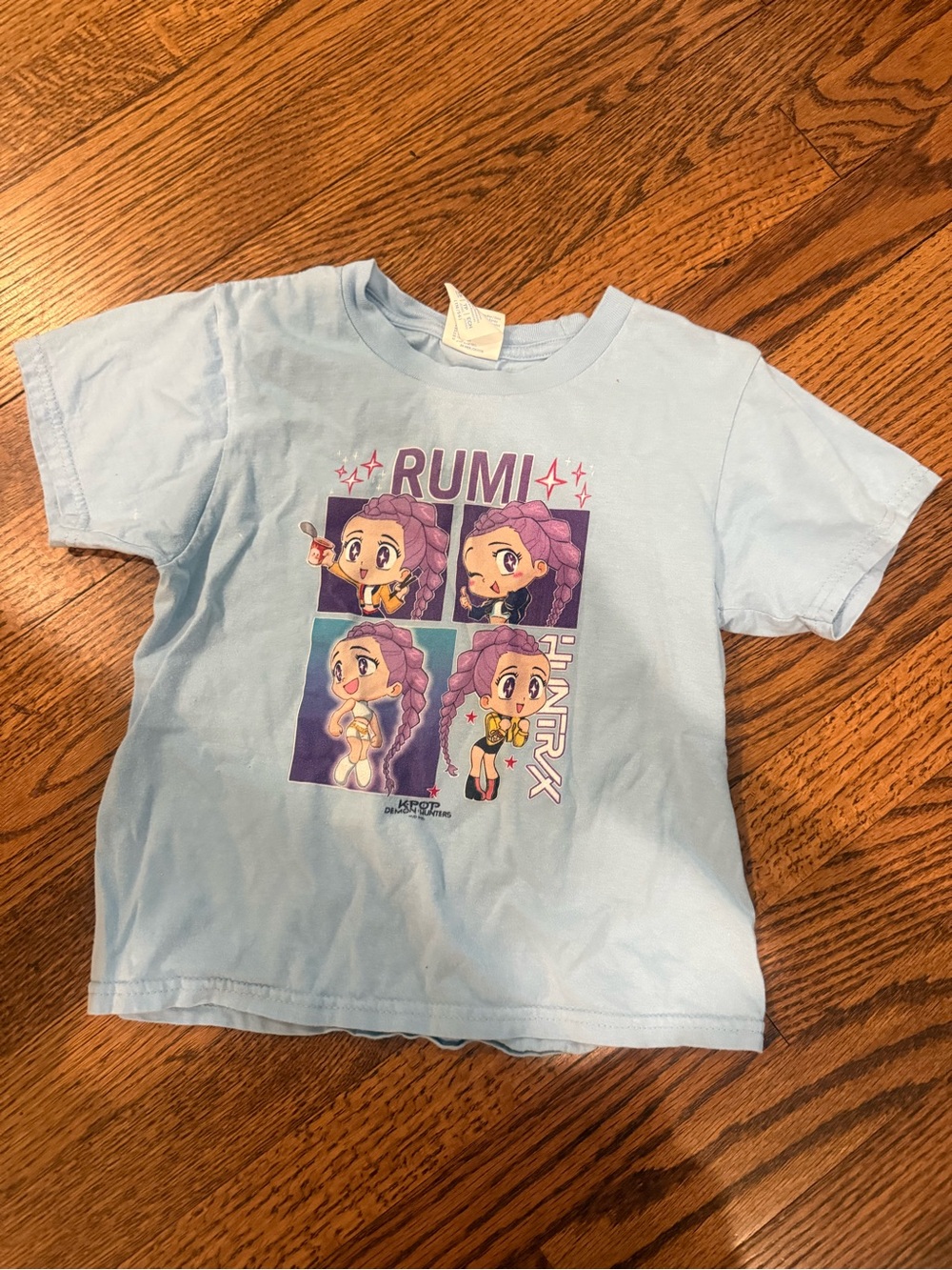 Port and Company Light Blue Rumi Graphic Kids Tee